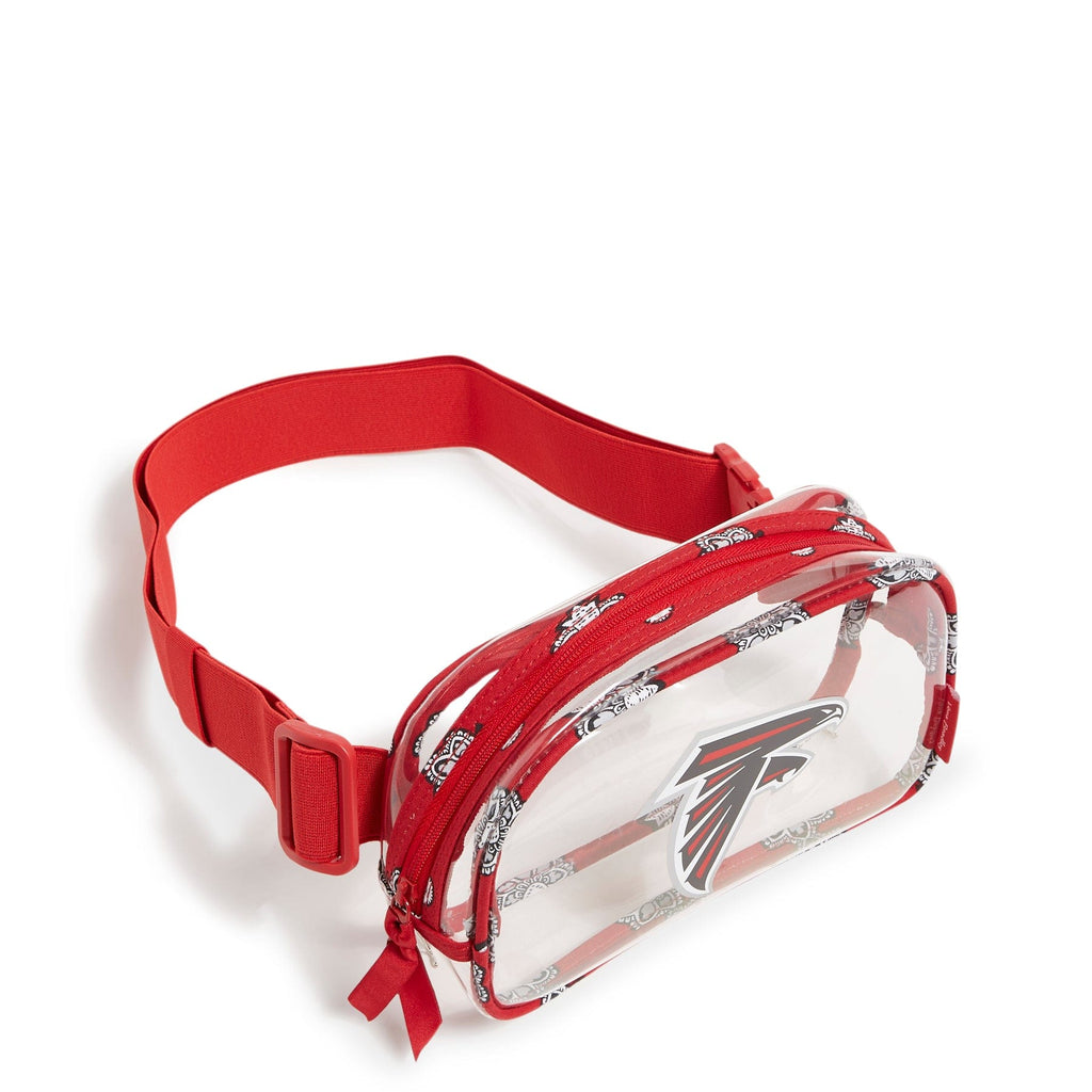NFL Clear Small Belt Bag-Atlanta Falcons Bandana-Image 2-Vera Bradley