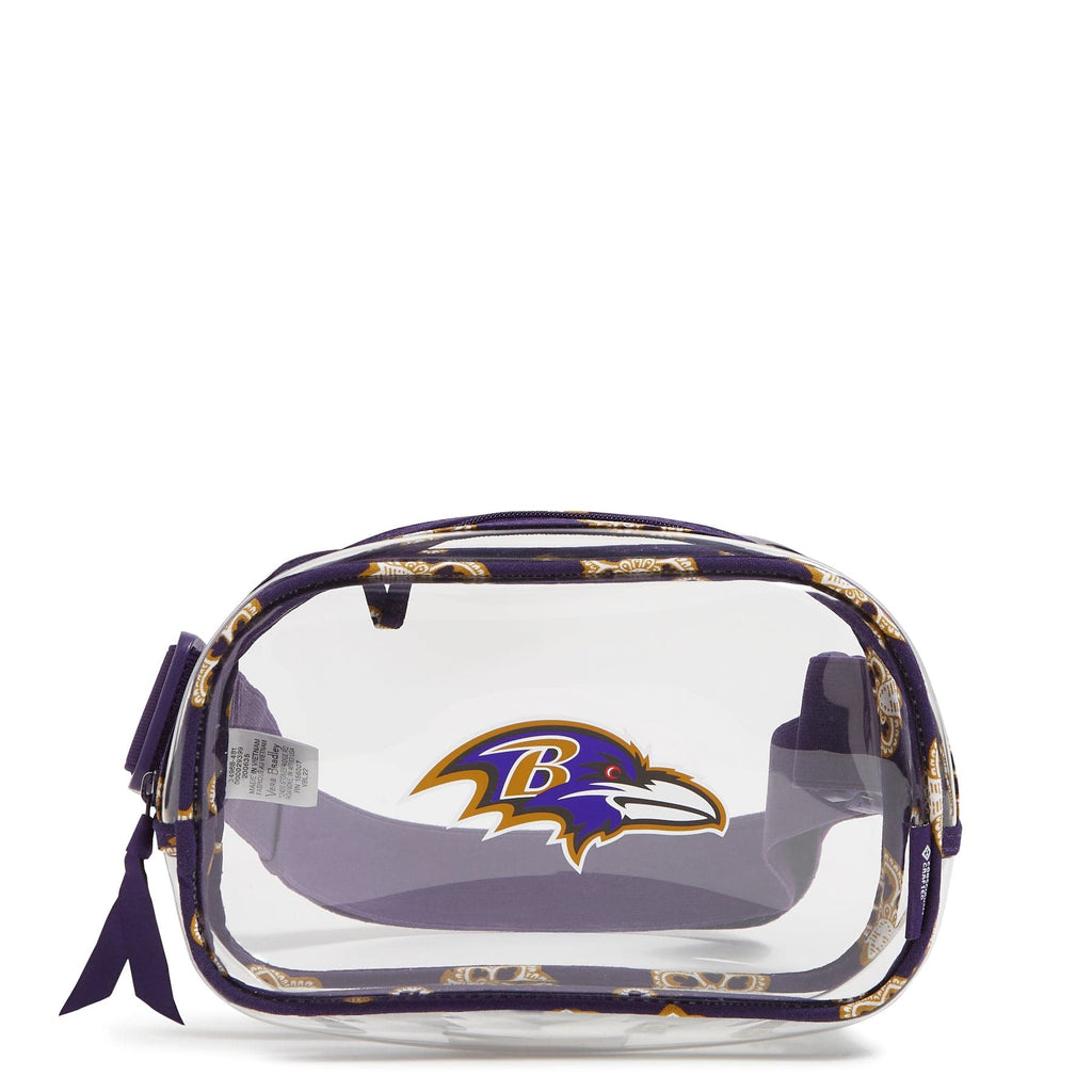 NFL Clear Small Belt Bag-Baltimore Ravens Bandana-Image 1-Vera Bradley