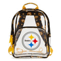 NFL Clear Small Backpack-Pittsburgh Steelers Bandana-Image 1-Vera Bradley