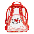 NFL Clear Small Backpack-Kansas City Chiefs Bandana-Image 1-Vera Bradley