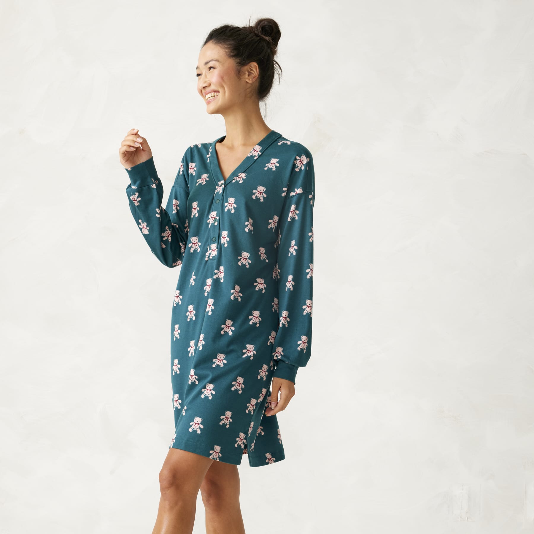Henley Night Dress-Image 2-Vera Bradley
