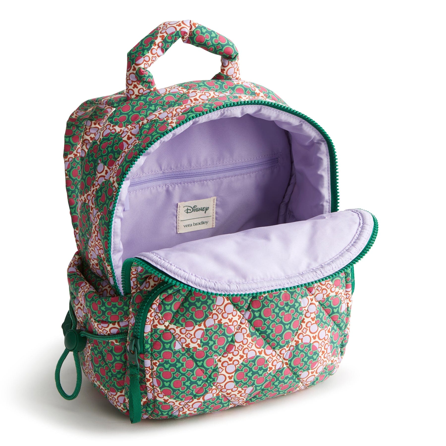 Disney Small Banbury Backpack-Mickey Mouse Kaleidoscope Lavender-Image 4-Vera Bradley