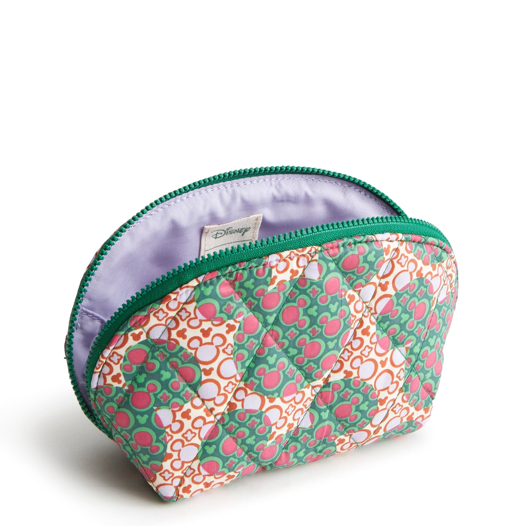 Disney Mini Dome Cosmetic-Mickey Mouse Kaleidoscope Lavender-Image 2-Vera Bradley