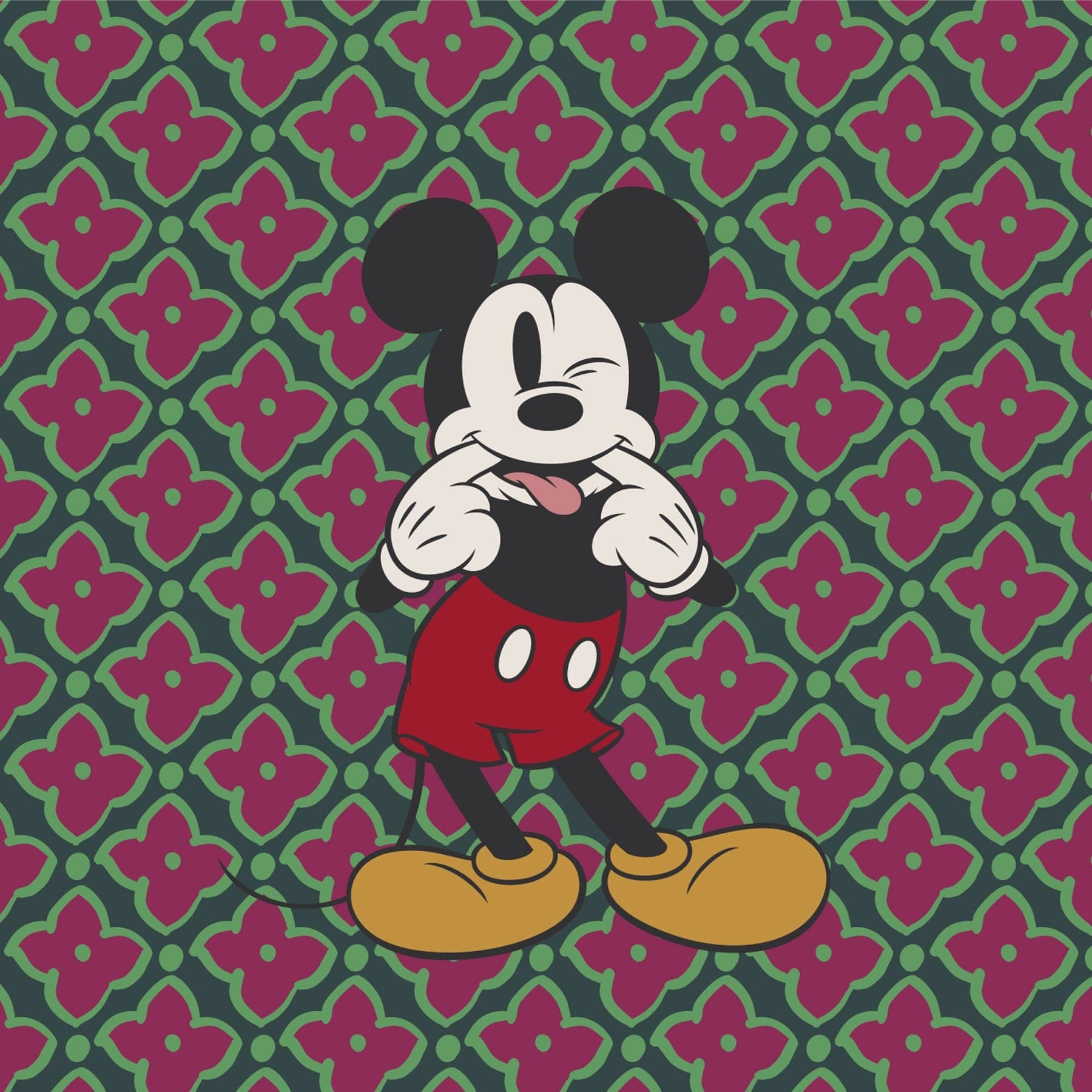 Disney Original Hipster-Silly Mickey Mouse-Image 3-Vera Bradley