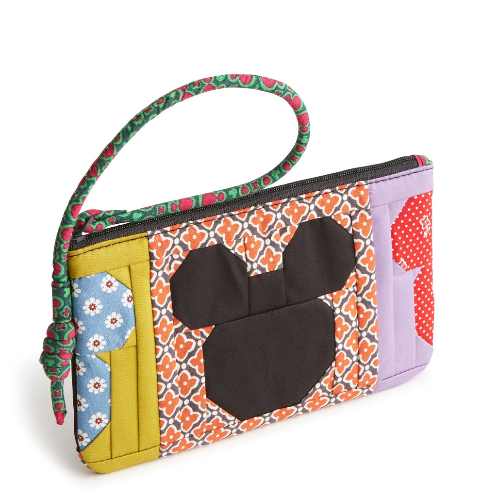 Disney Knotted Wristlet-Mickey Mouse on Repeat Patchwork-Image 1-Vera Bradley