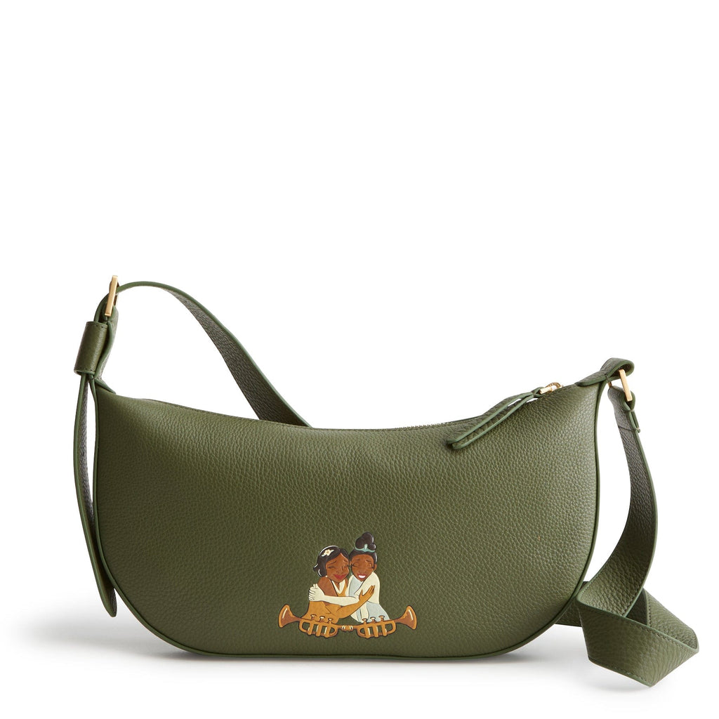 Disney Springbrook Sling Crossbody-Tiana on Bronze Green-Image 1-Vera Bradley