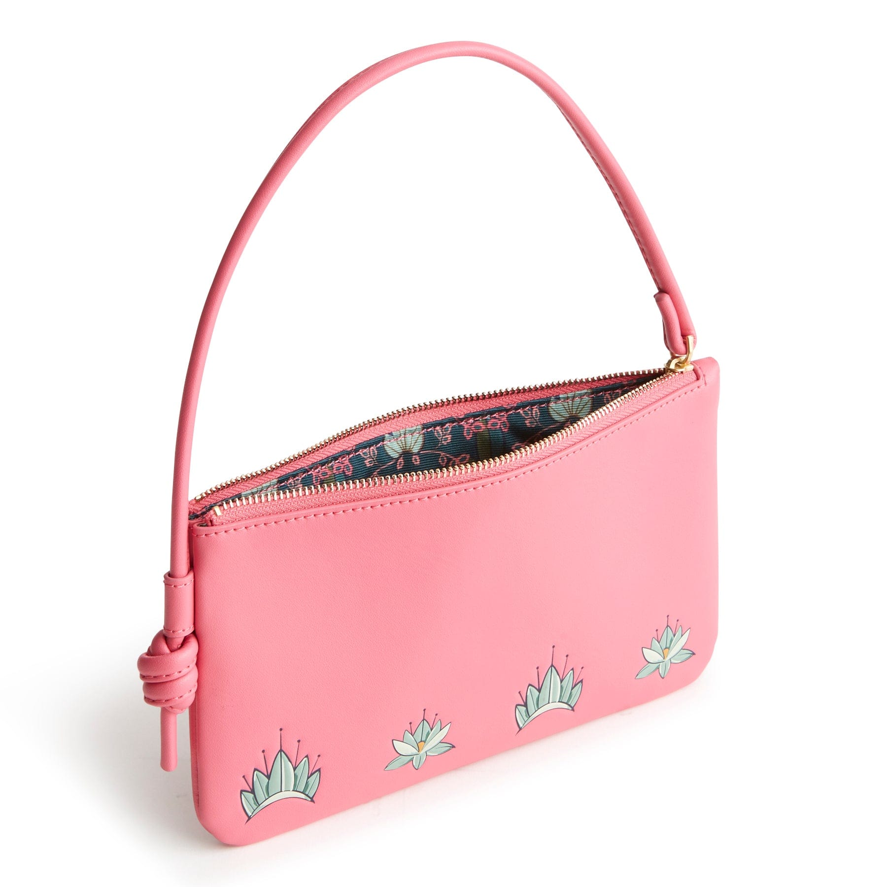 Disney Knotted Wristlet-Tiana on Fruit Dove-Image 2-Vera Bradley