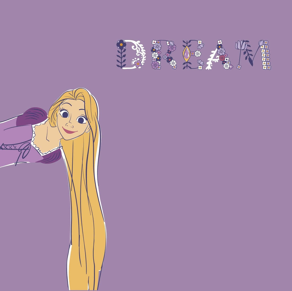 Disney Zip Card Pouch-Rapunzel on Purple Rhapsody-Image 3-Vera Bradley