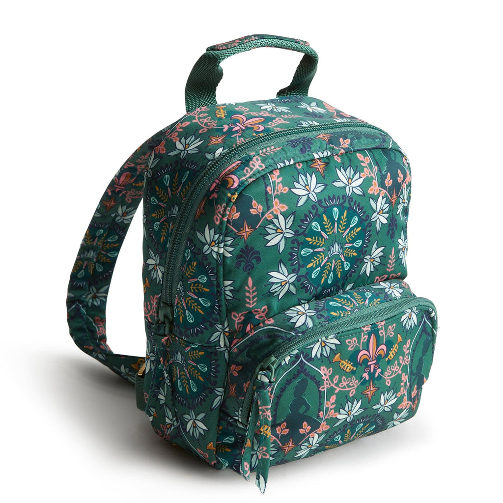Disney Mini Banbury Backpack-Tiana Silhouette Medallion-Image 1-Vera Bradley