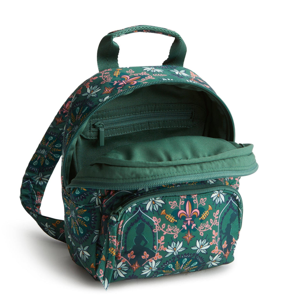 Disney Mini Banbury Backpack-Tiana Silhouette Medallion-Image 3-Vera Bradley