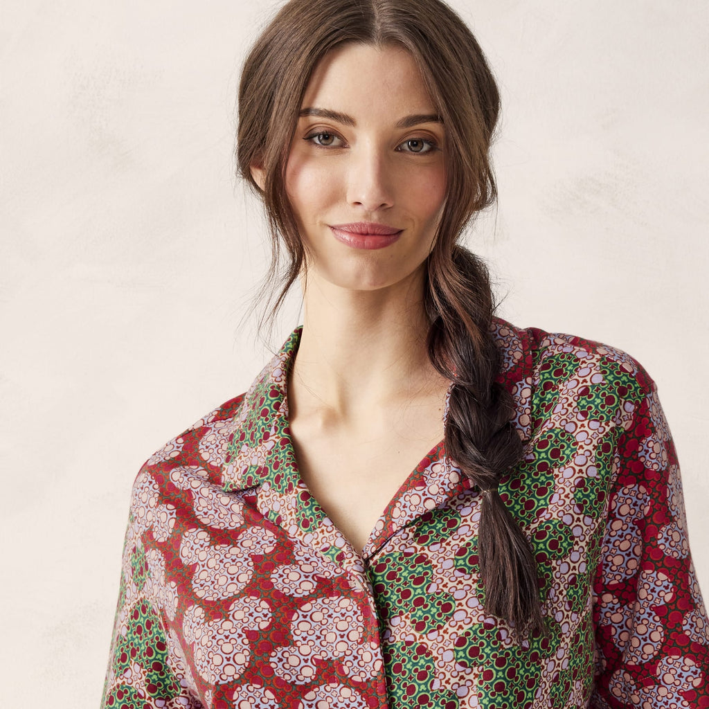 Disney Button-Down Pajama Set-Image 3-Vera Bradley
