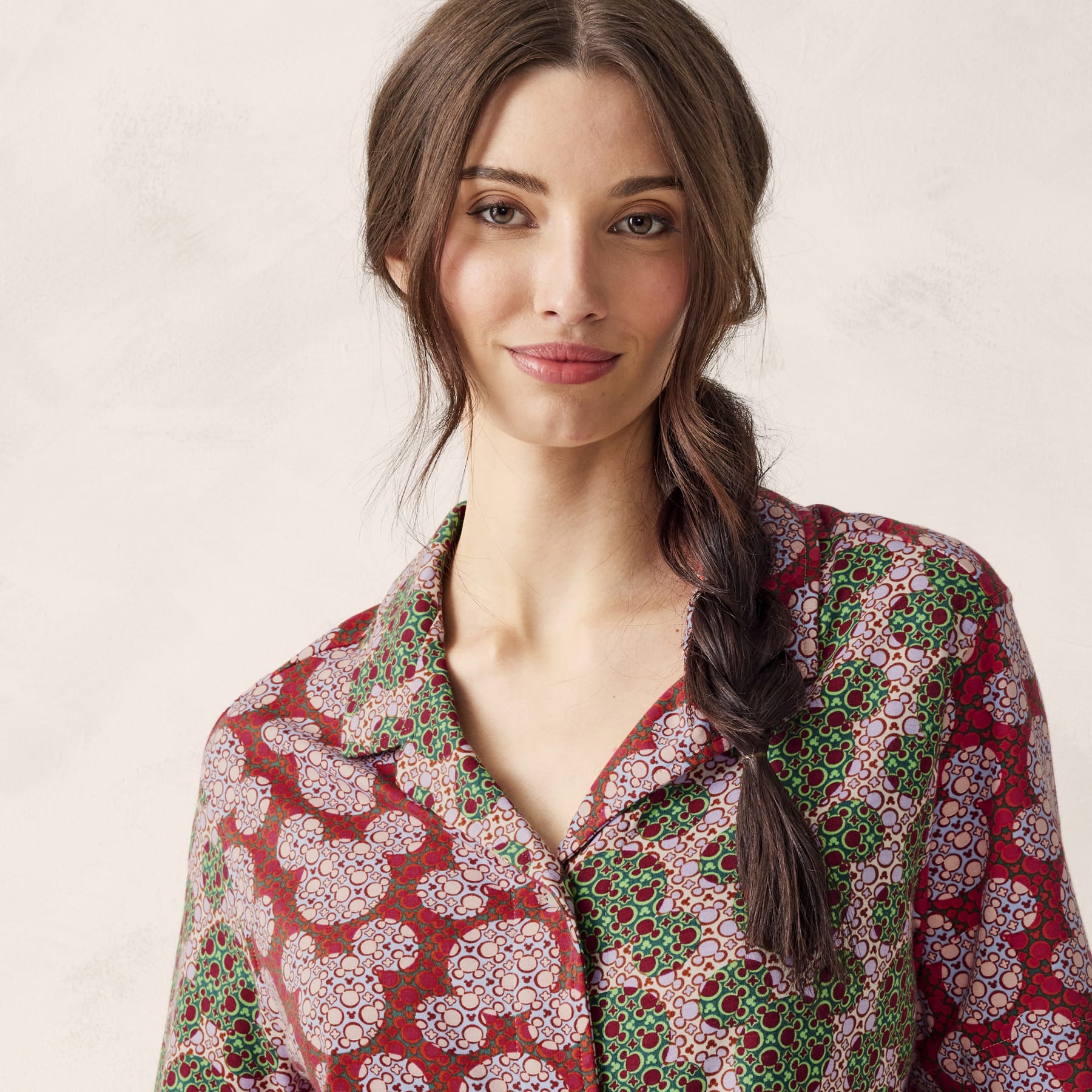 Disney Button-Down Pajama Set-Image 3-Vera Bradley