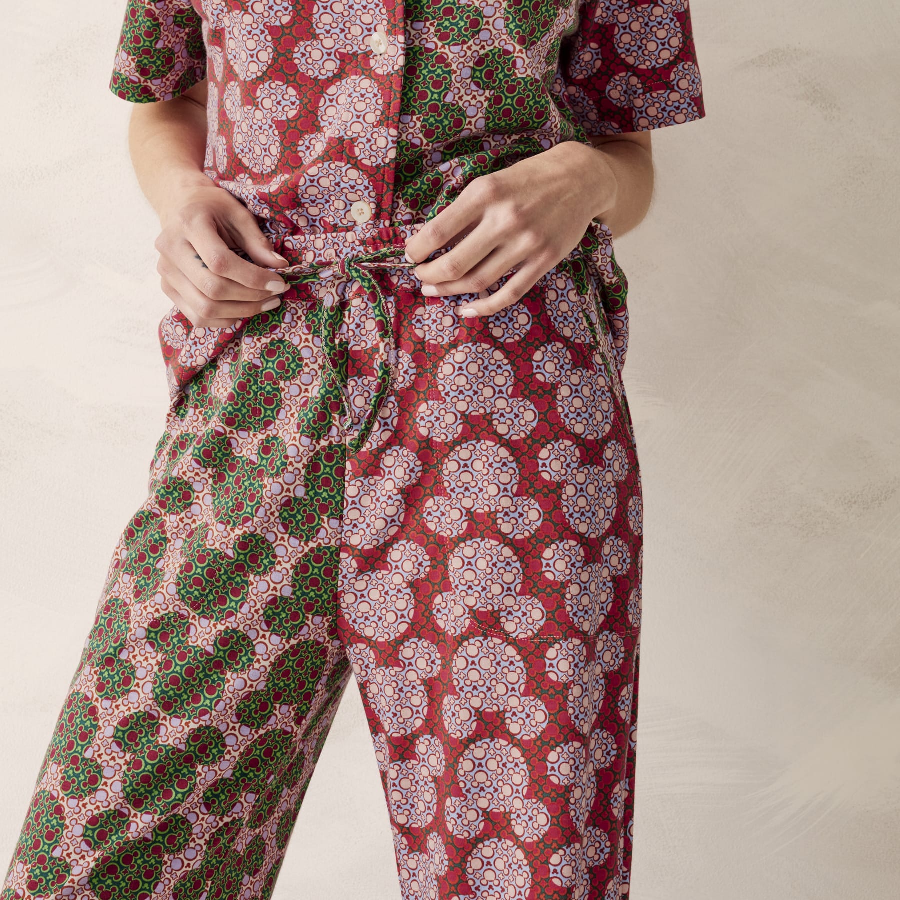 Disney Button-Down Pajama Set-Image 5-Vera Bradley