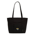 Small Vera Tote-Black with Jacksonville Jaguars-Image 1-Vera Bradley