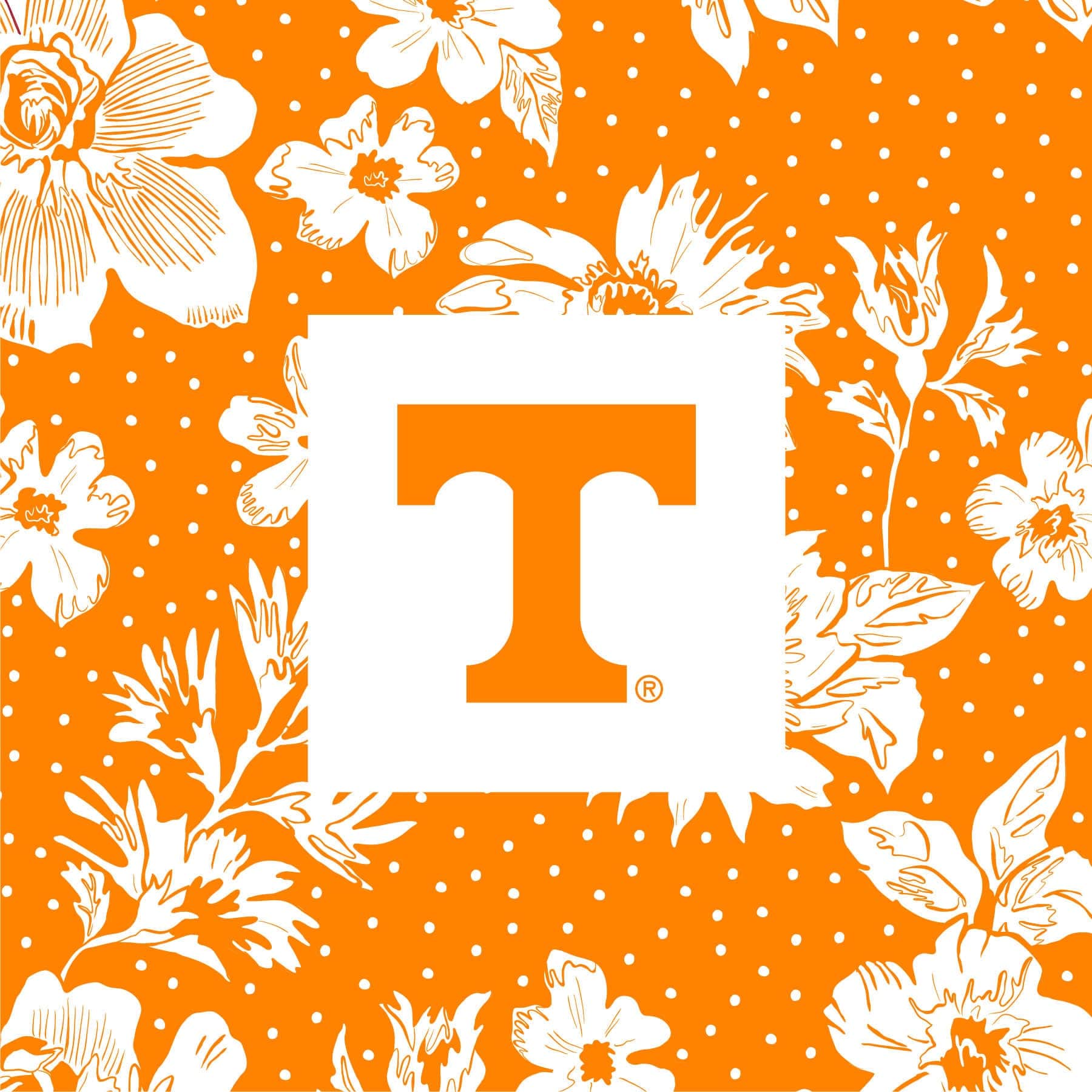 Small Vera Tote-Black with University of Tennessee-Image 2-Vera Bradley