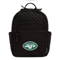 Small Backpack-Black with New York Jets-Image 1-Vera Bradley