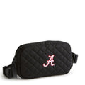 Mini Belt Bag-Black with The University of Alabama-Image 1-Vera Bradley