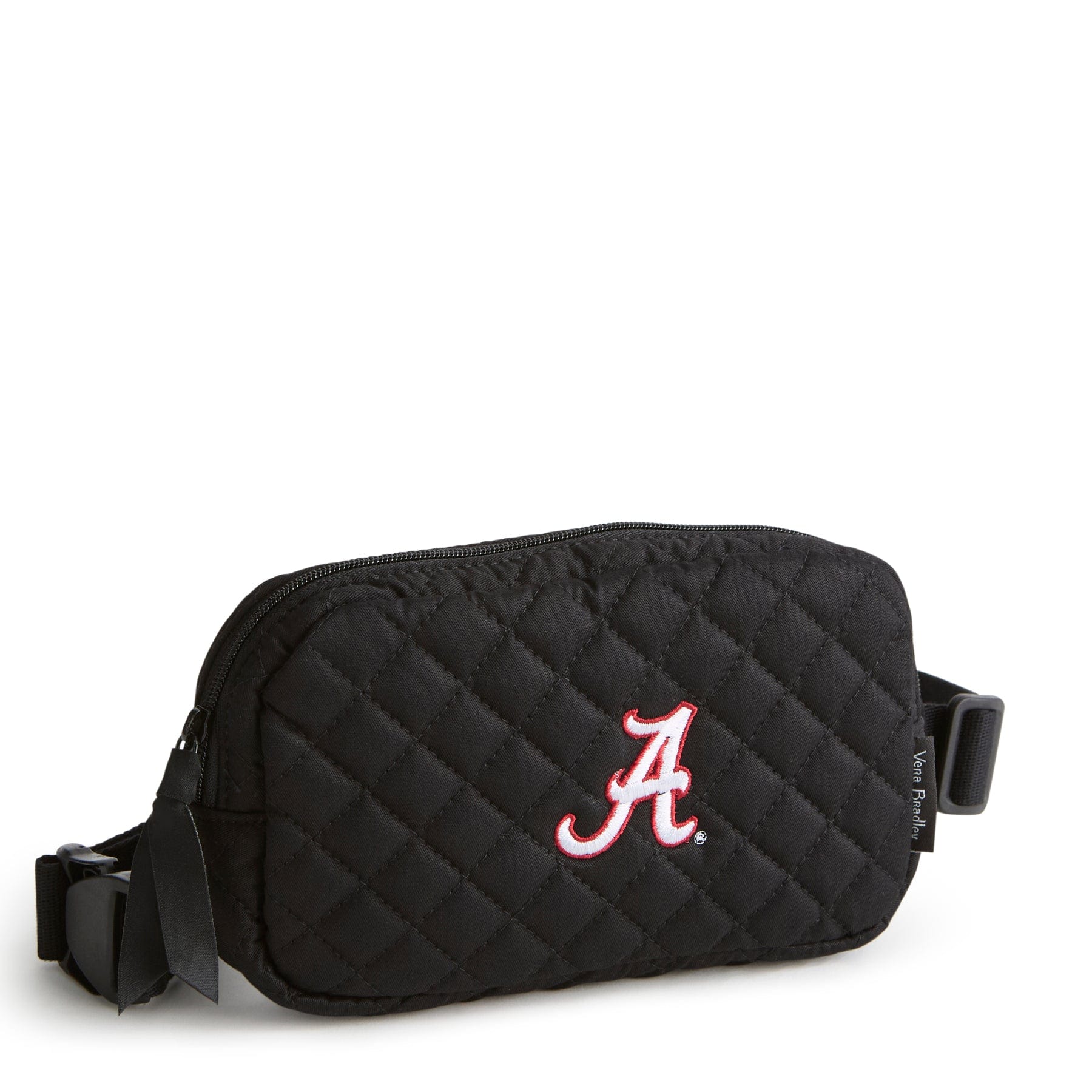 Mini Belt Bag-Black with The University of Alabama-Image 1-Vera Bradley