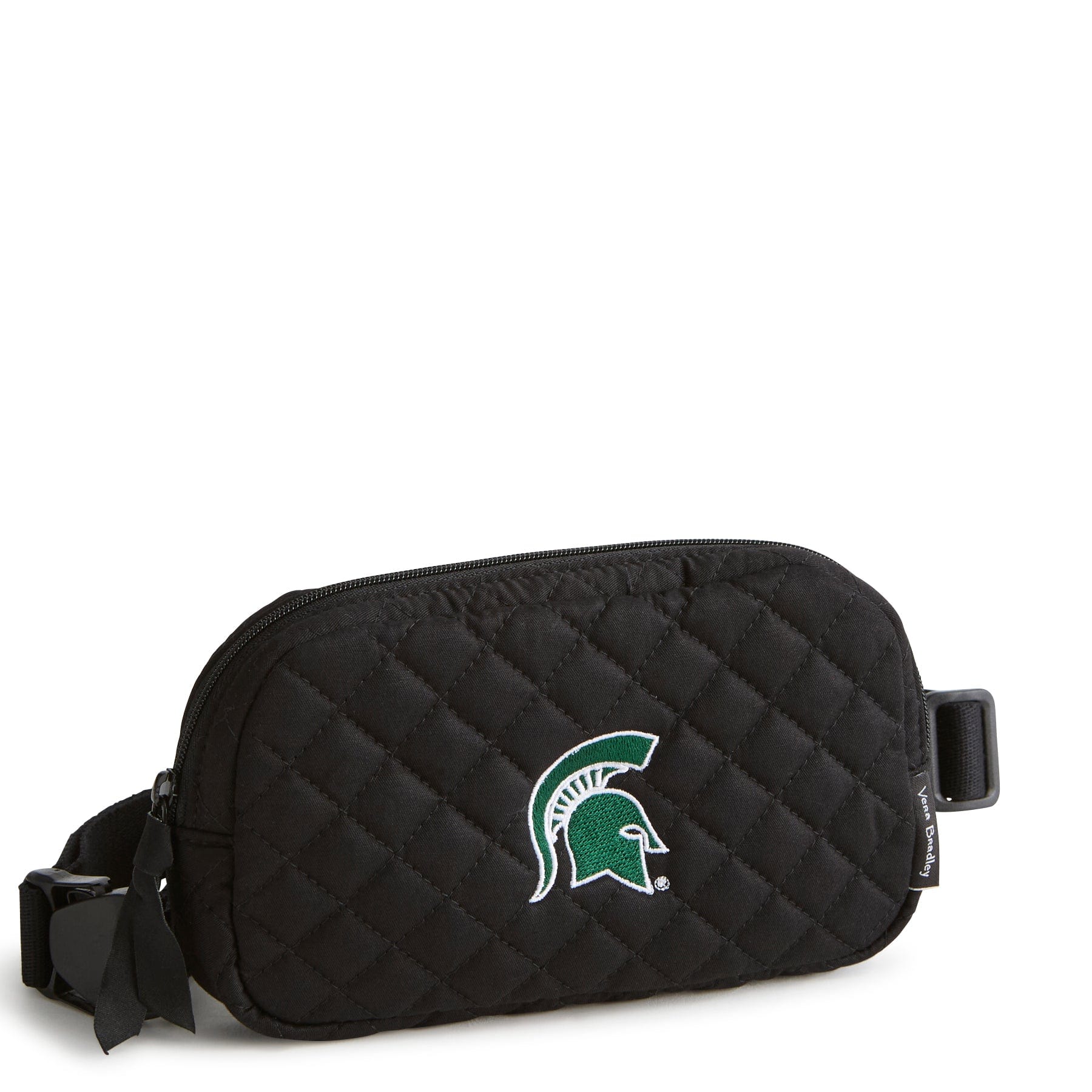 Mini Belt Bag-Black with Michigan State University-Image 1-Vera Bradley