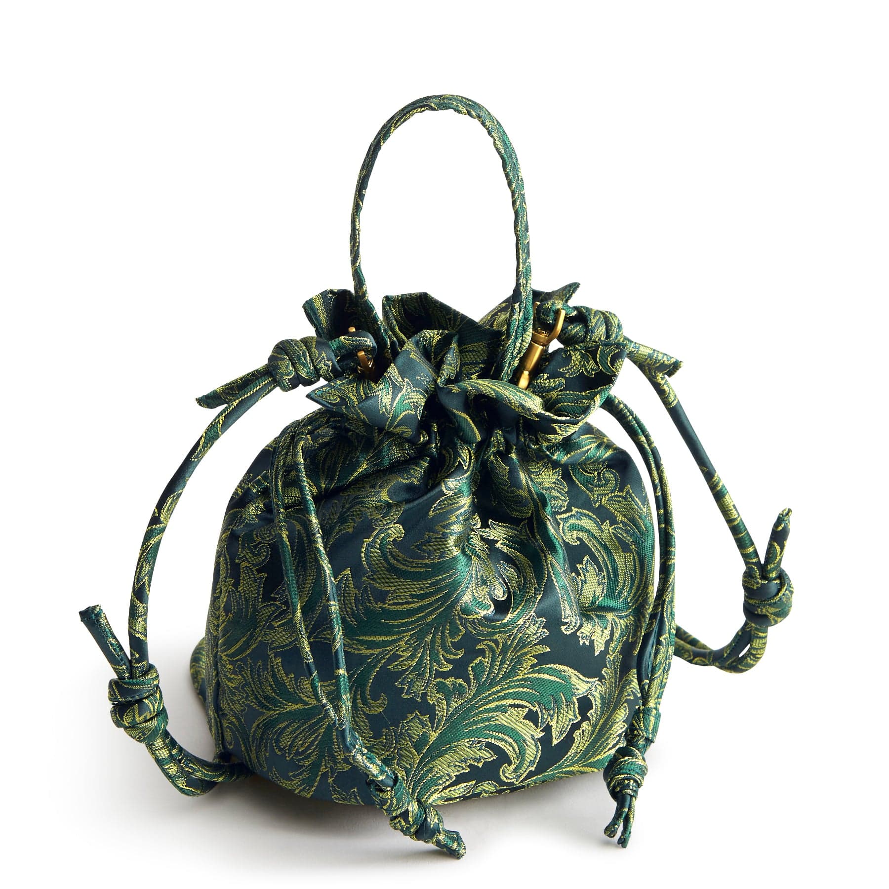 Wicked Tilden Drawstring Crossbody-Positively Green-Image 1-Vera Bradley