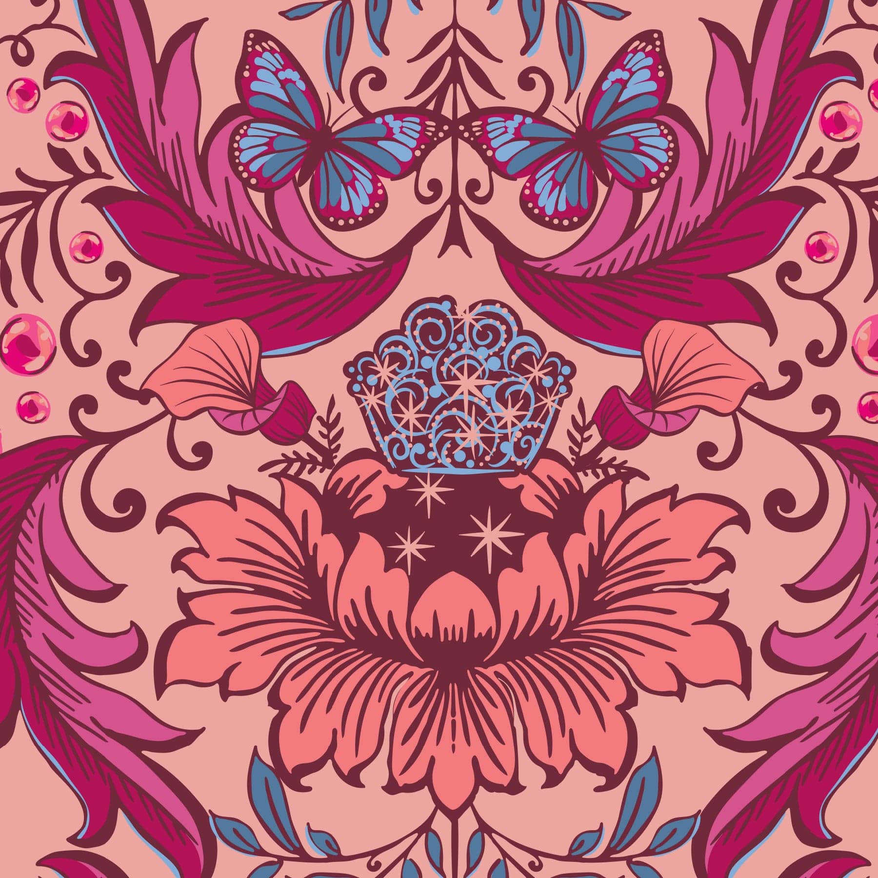 Wicked Plush Throw Blanket-She's So Good Light-Image 3-Vera Bradley