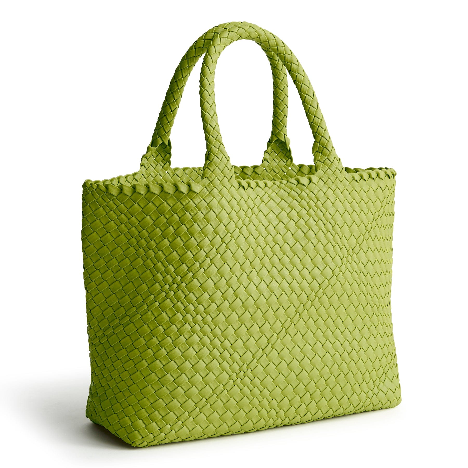 Small Hathaway Tote Bag-Spinach Green-Image 1-Vera Bradley