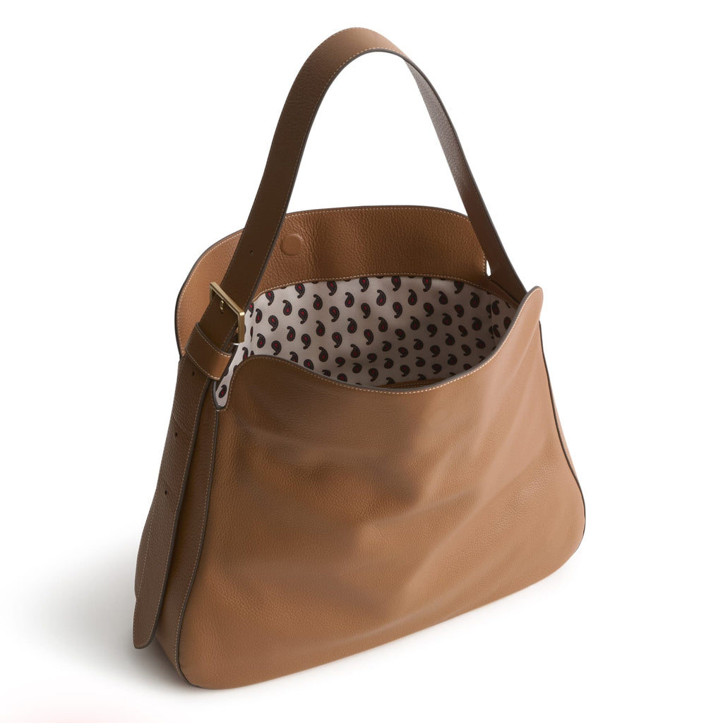 Tifton Hobo Tote-Roasted Pecan-Image 3-Vera Bradley