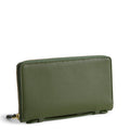 Travel Wallet-Bronze Green-Image 1-Vera Bradley