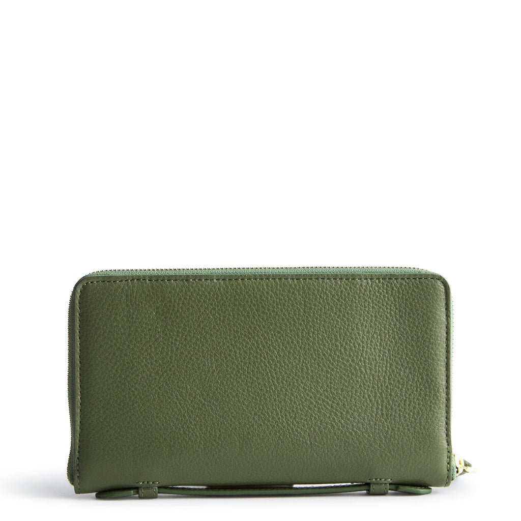 Travel Wallet-Bronze Green-Image 2-Vera Bradley