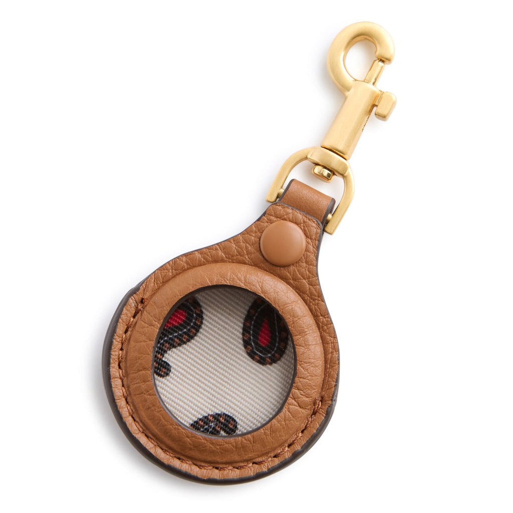 Bag Charm for AirTag-Roasted Pecan-Image 1-Vera Bradley