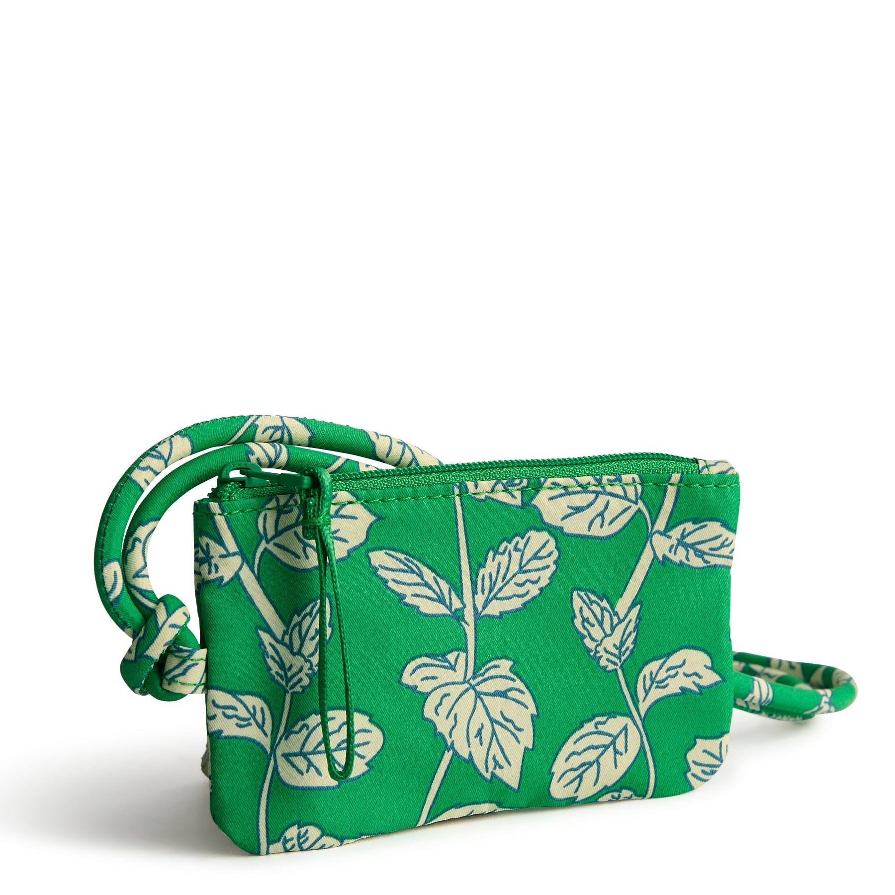 Zip Card Pouch Lanyard-Mint Mojito-Image 1-Vera Bradley