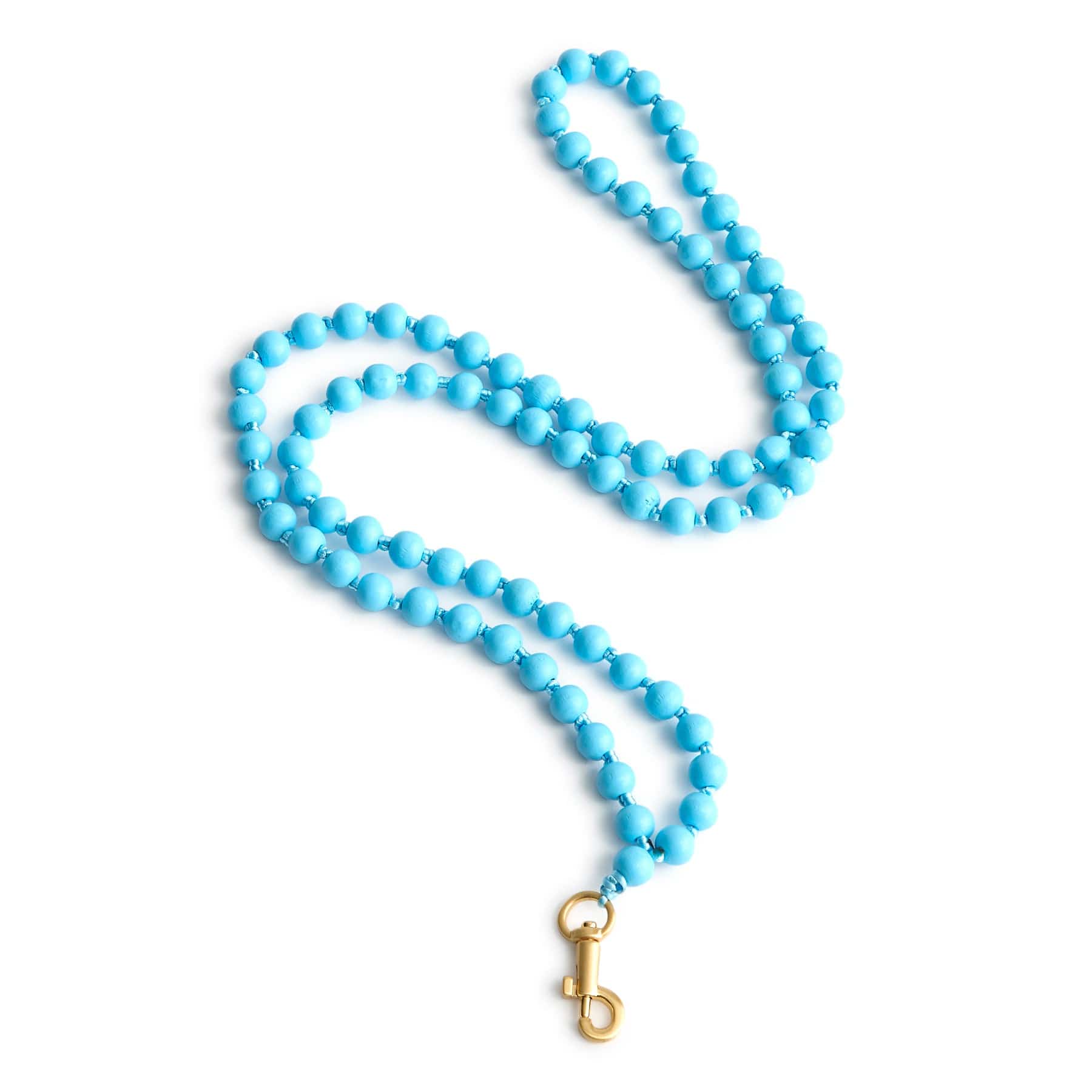 Beaded Phone Cord-Air Blue-Image 1-Vera Bradley