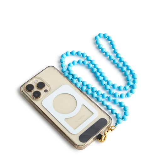 Beaded Phone Cord-Air Blue-Image 2-Vera Bradley