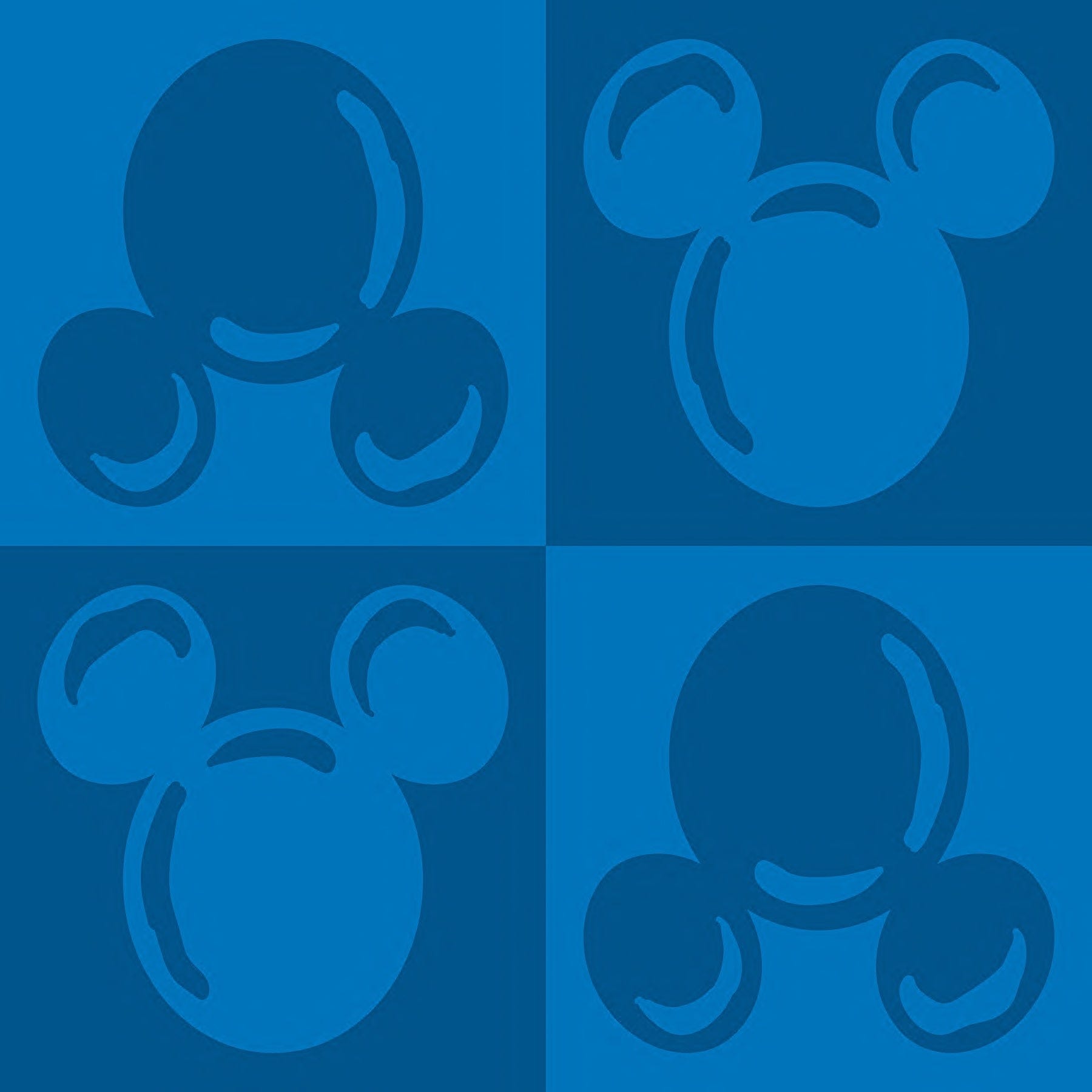 Disney Mickey Mouse Head Throw Blanket-Image 3-Vera Bradley