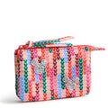 Disney Accordion Card Case-Mickey Meadow Stripe-Image 1-Vera Bradley