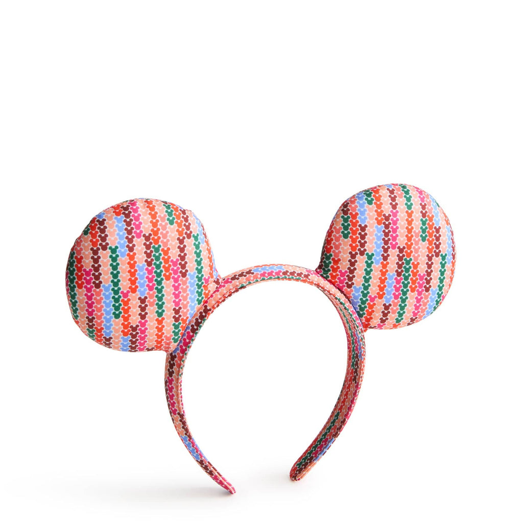 Disney Mickey Mouse Ear Headband-Mickey Meadow Stripe-Image 1-Vera Bradley
