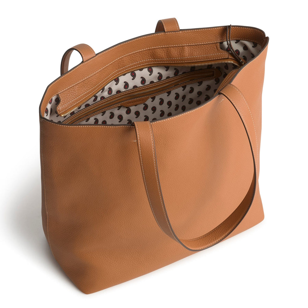 Original Zip Tote Bag-Roasted Pecan-Image 3-Vera Bradley