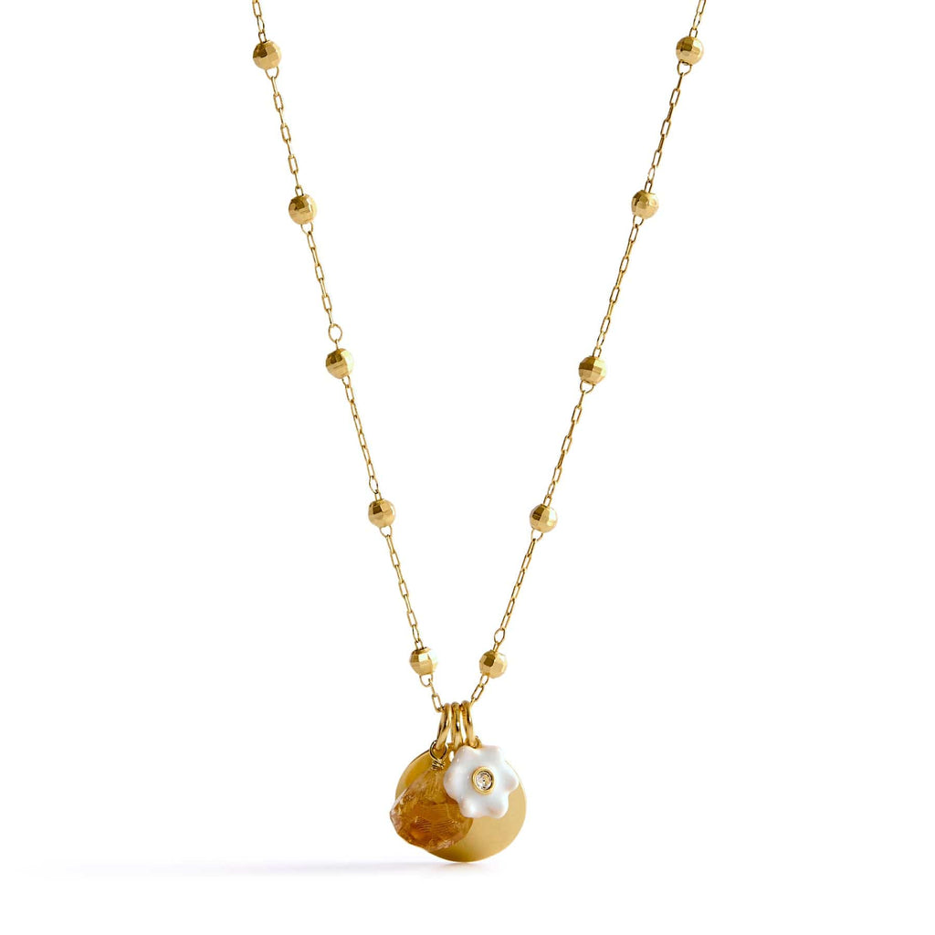 Charm Chain Necklace-Satin Gold-Image 1-Vera Bradley