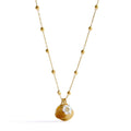 Charm Chain Necklace-Satin Gold-Image 1-Vera Bradley