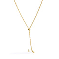 Slide Lariat Necklace-Satin Gold-Image 1-Vera Bradley